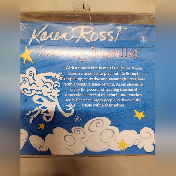 Silvestri Karen Rossi Hanging Metal Ornament Fanciful Flights Gardener Bees - Picture 8 of 8